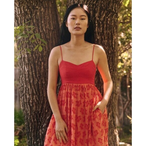 💕THE GREAT.💕 The Camelia Dress ~ Begonia Size 2 = Medium NWT - Picture 4 of 16